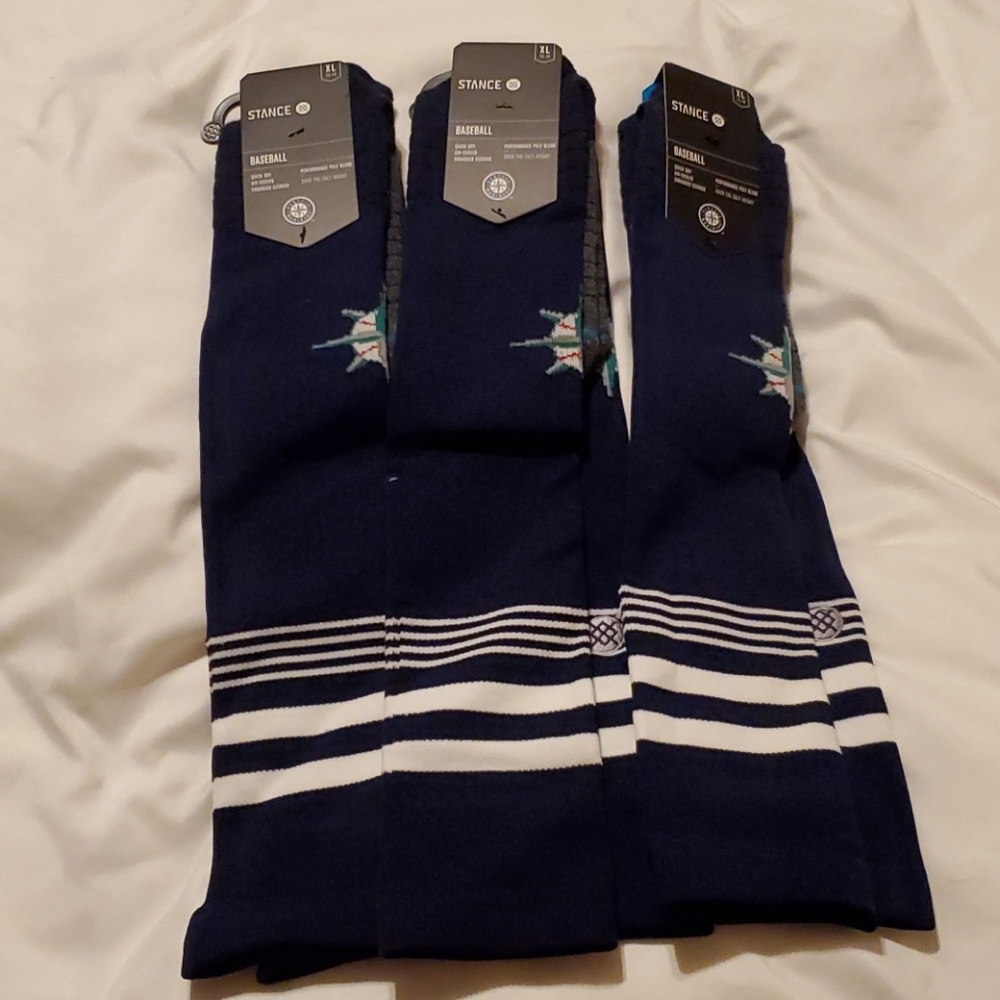 Stance official Mariners MLB over the calf socks
